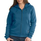 Mikina Carhartt Women’s Midweight Graphic Hooded Sweatshirt - Modrá