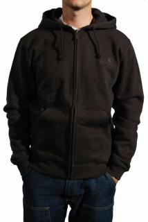 Mikina Carhartt Zip Hooded Sweatshirt - Hnědá