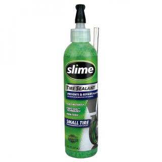 237 ml bezdušová náplň SLIME pro CYKLO, MOTO a pneu ZAHRADNÍ techniky