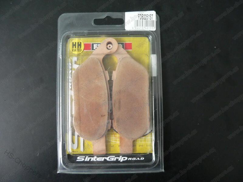 Zadní brzdové destičky Ferodo "ST" pro Dyna a Softail 08-výš