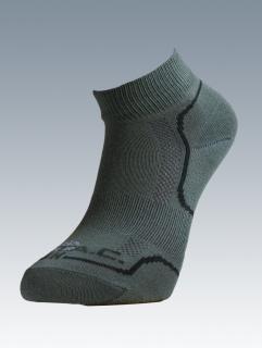 Ponožky se stříbrem Batac Classic short - olive