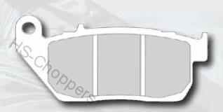 Přední brzdové destičky Motor Factory - organické