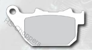 Zadní brzdové destičky Motor Factory - metalické